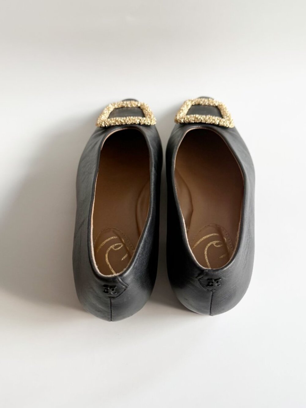 Sam Edelman Janina Pointed Black Toe Flats Size 7 - Picture 4 of 7